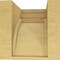 Ekena Millwork 10"W x 10"D x 10"H Wide Rockford Rough Cedar Woodgrain TimberThane Corbel, Primed Tan CORUR10X10X10ROCRCPR - alternate 5